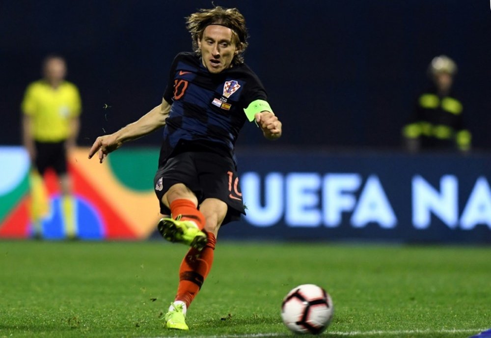 Modric est favori pour le Ballon d'Or. AFP