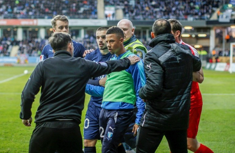 Le joueur de Malmo FF Tobias Sana. AFP