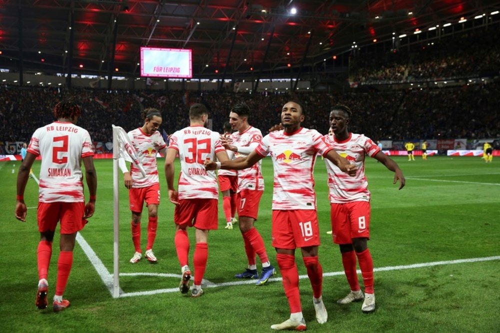 Leipzig domine Dortmund, le Bayern s'échappe. AFP