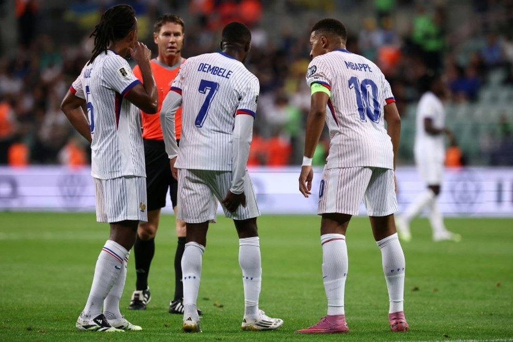 La blessure de Dembélé jette un froid. AFP