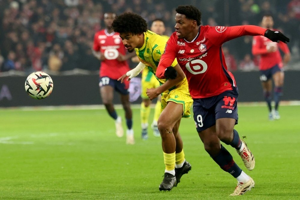 À Lille, l'éternelle tentation de recruter un buteur remplaçant. AFP