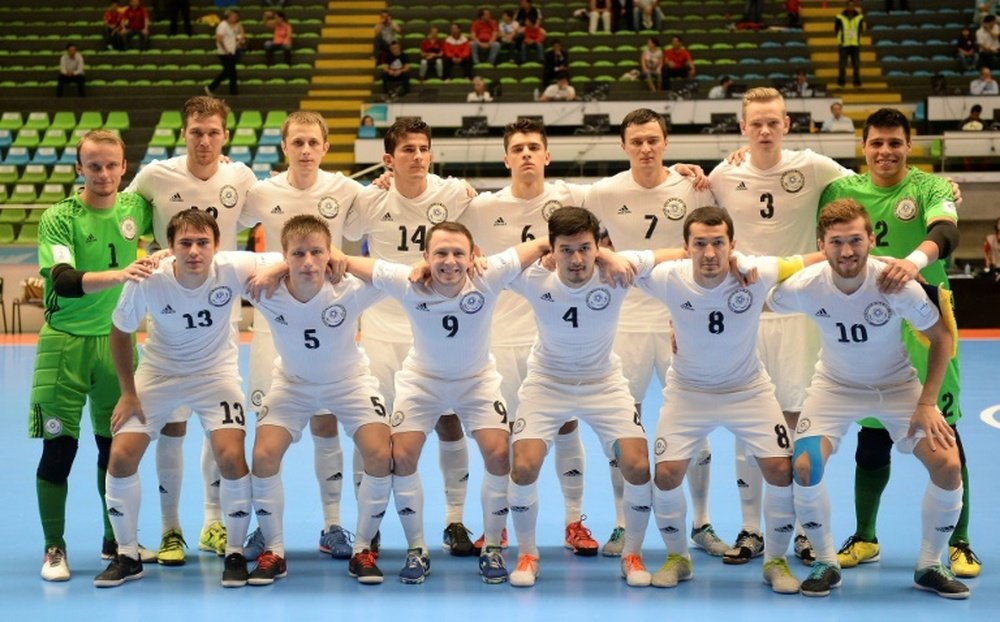 petit au football, géant au futsal, le paradoxe du Kazakhstan. afp
