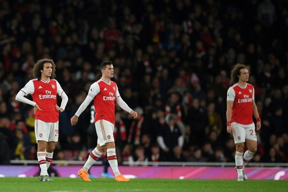 Le capitaine d'Arsenal Xhaka écarté par Emery. AFP