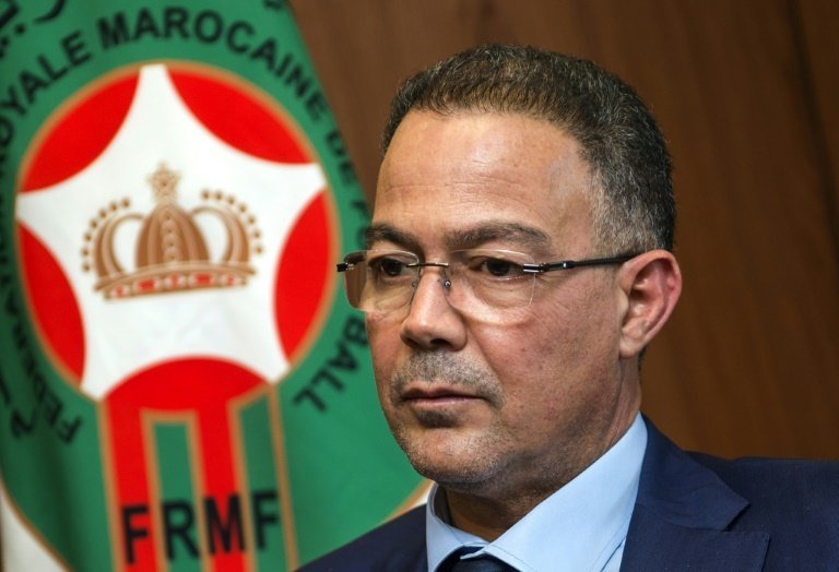 Le président de la Fédération marocaine Fouzi Lekjaa. AFP