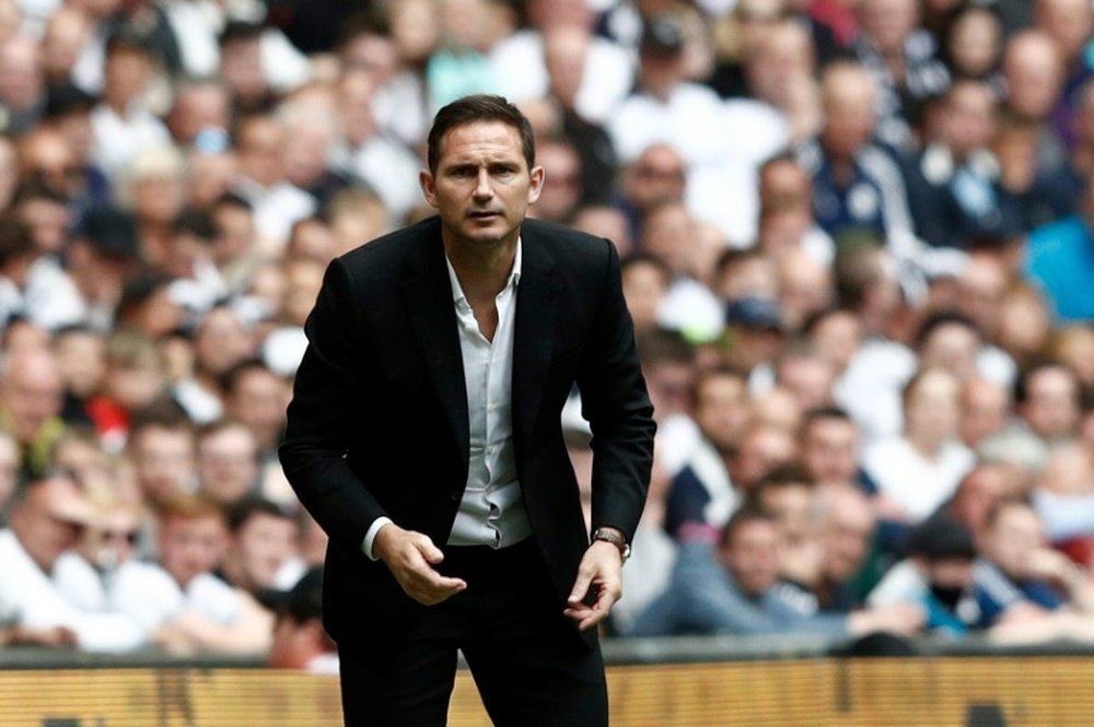 Derby autorise Chelsea à discuter avec Lampard. AFP