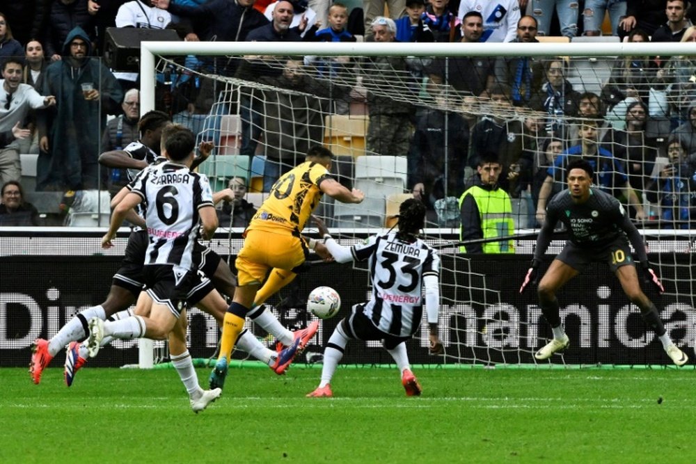 Lautaro et Vlahovic protagonistes de la Serie A. AFP
