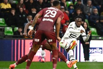 Rennes renverse Metz (3-2) et croit encore à l'Europe. AFP