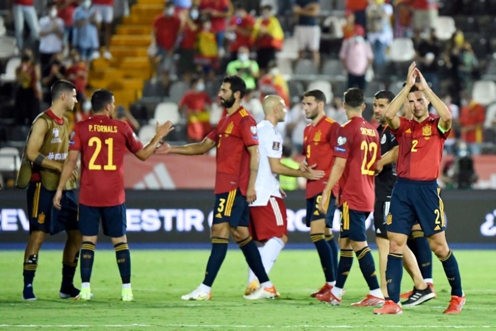 L'Espagne étrille la Géorgie 4-0. AFP