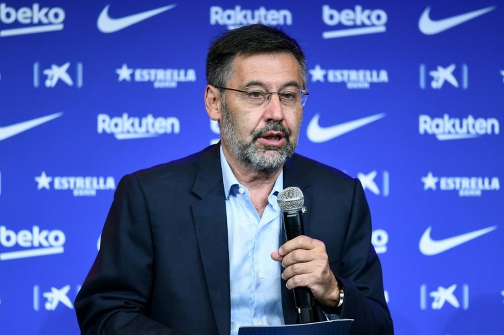 Bartomeu démissionne, épilogue d'une lente chute. afp