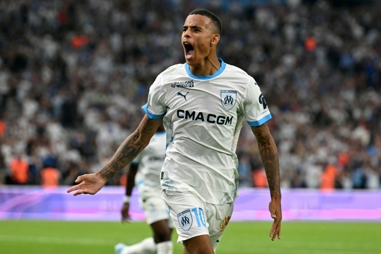 Greenwood marque de nouveau avec l'OM. AFP