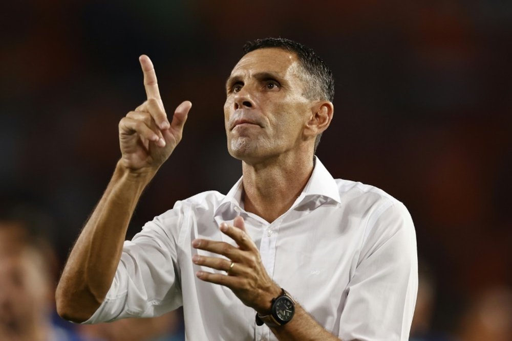 Gustavo Poyet, le nouvel espoir du football grec. AFP