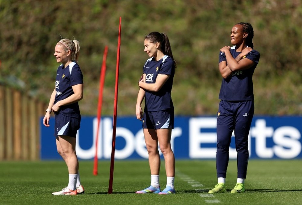 Pour les Bleues, un avant-gout de l'Euro. AFP