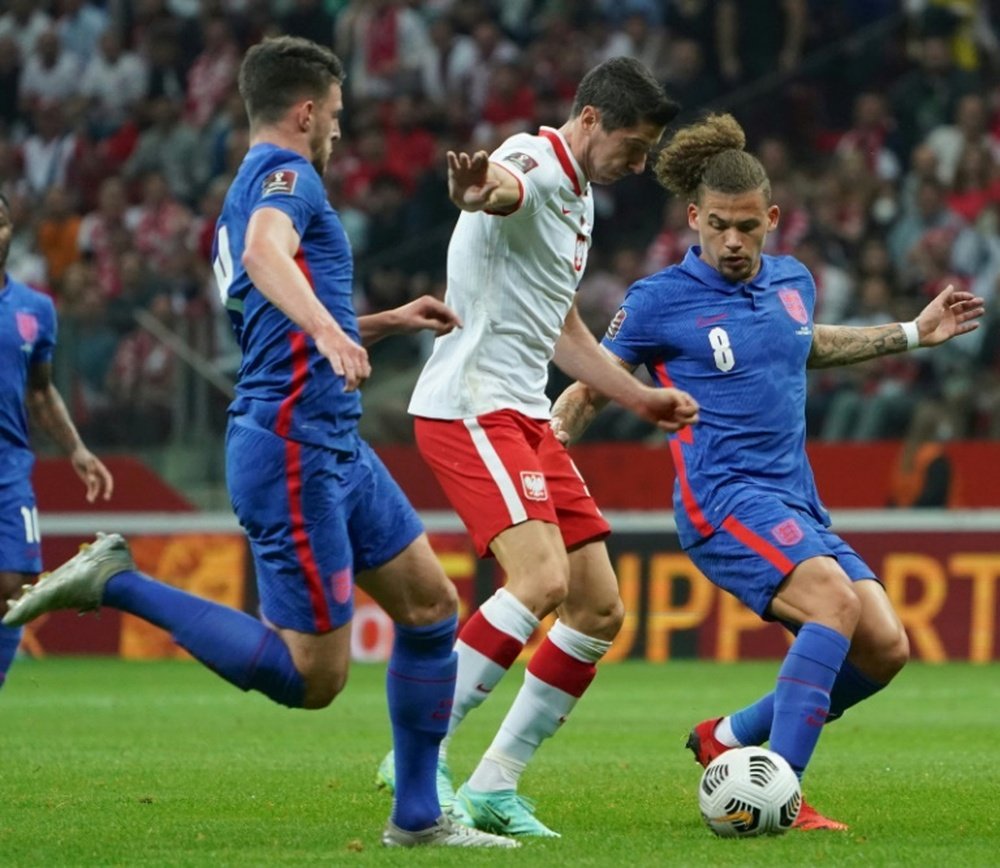 Mondial-2022: la Pologne s'arrache et freine l'Angleterre. AFP