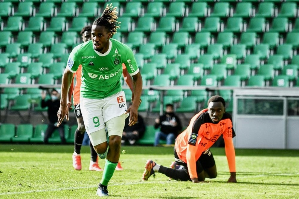 Saint-Étienne devra se contenter d'un nul face à Reims. AFP