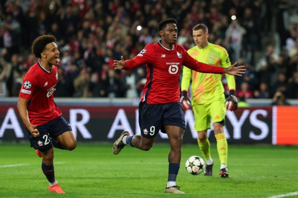 Lille gagne contre le Real Madrid. AFP