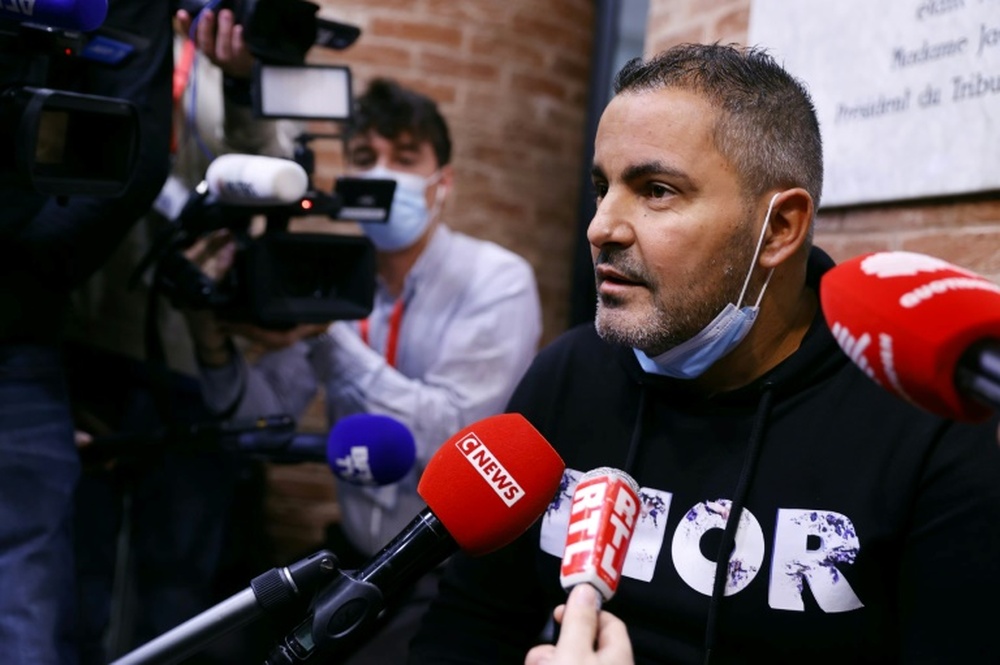 Les excuses d'un prévenu à Valbuena. AFP