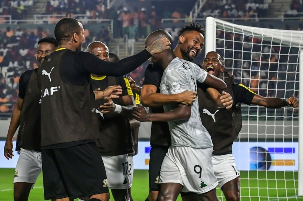 Afrique du Sud, l'école Mamelodi Sundowns. afp