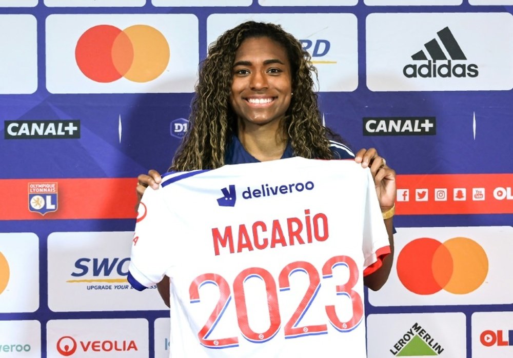 Espoir du football mondial, l'Américaine Macario veut faire sa place à Lyon. afp