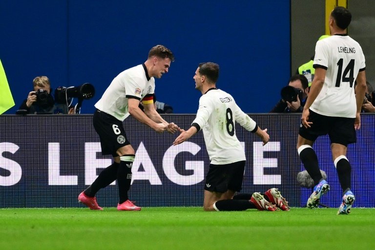 L'Allemagne a souffert, notamment en première période, mais a gardé la tête hors de l'eau pour renverser l'Italie 2 à 1 en quarts de finale aller de la Ligue des nations jeudi à Milan.