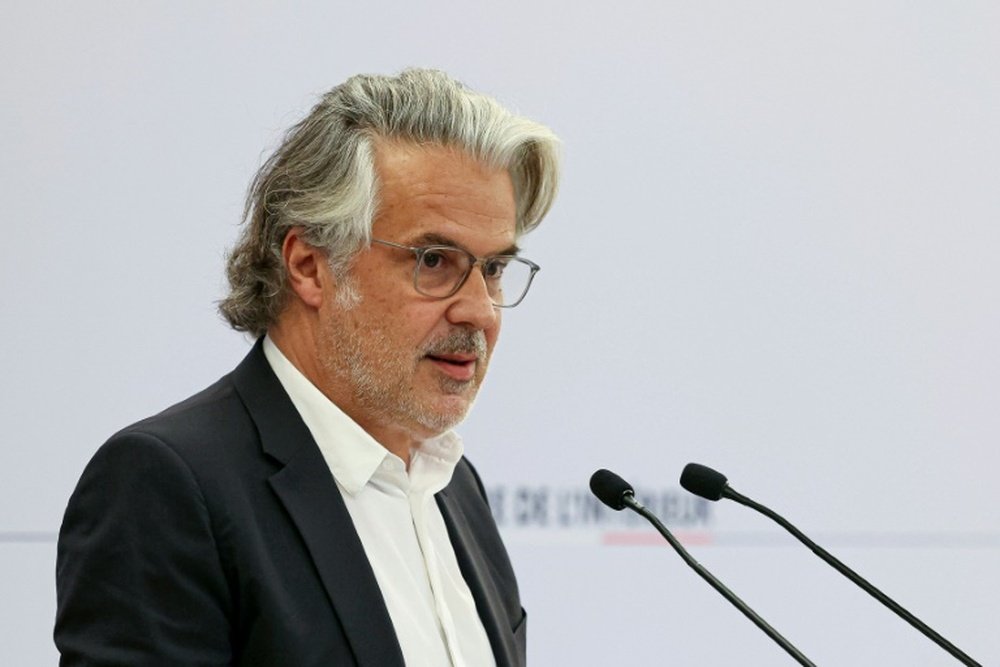 Le président Vincent Labrune, de plus en plus contesté. AFP