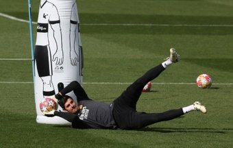 Le gardien du Real Madrid Thibaut Courtois, blessé et éloigné des terrains depuis plus de huit mois, pourrait faire son retour dès 
