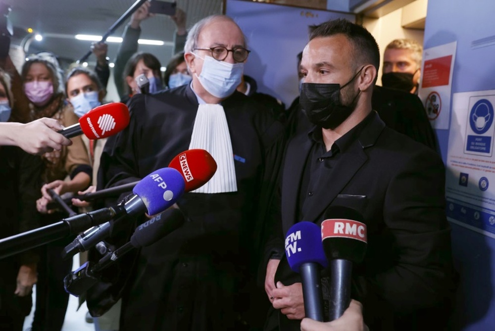 Valbuena satisfait de la décision de la justice. AFP