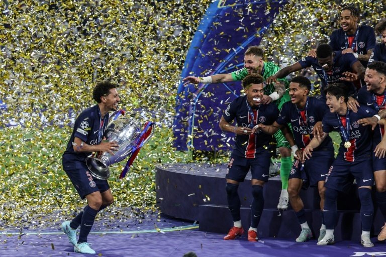 Le PSG sacré champion d'Europe après sa victoire sur l'Inter Milan à Munich. AFP