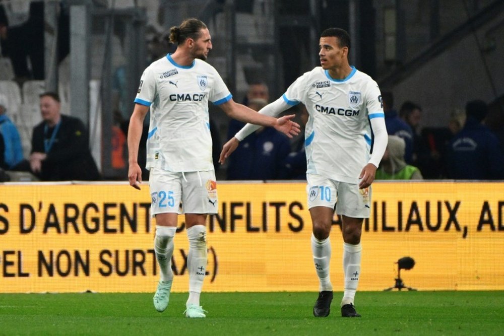 L'OM réagit contre Toulouse. AFP