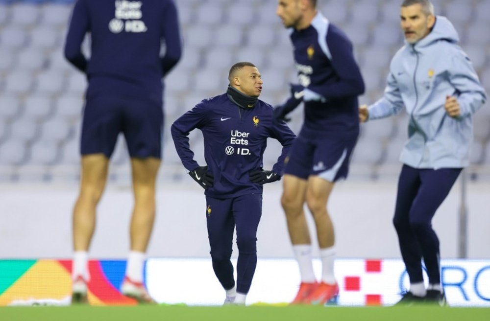 Les Bleus retrouvent Mbappé en Croatie. AFP