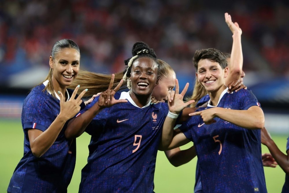 Les Bleues faciles et tout en maîtrise contre la Belgique. AFP