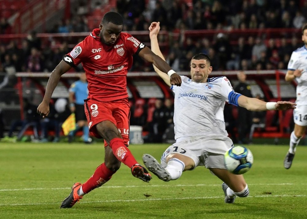 Mavididi, enfin en pleine lumière à Dijon. AFP