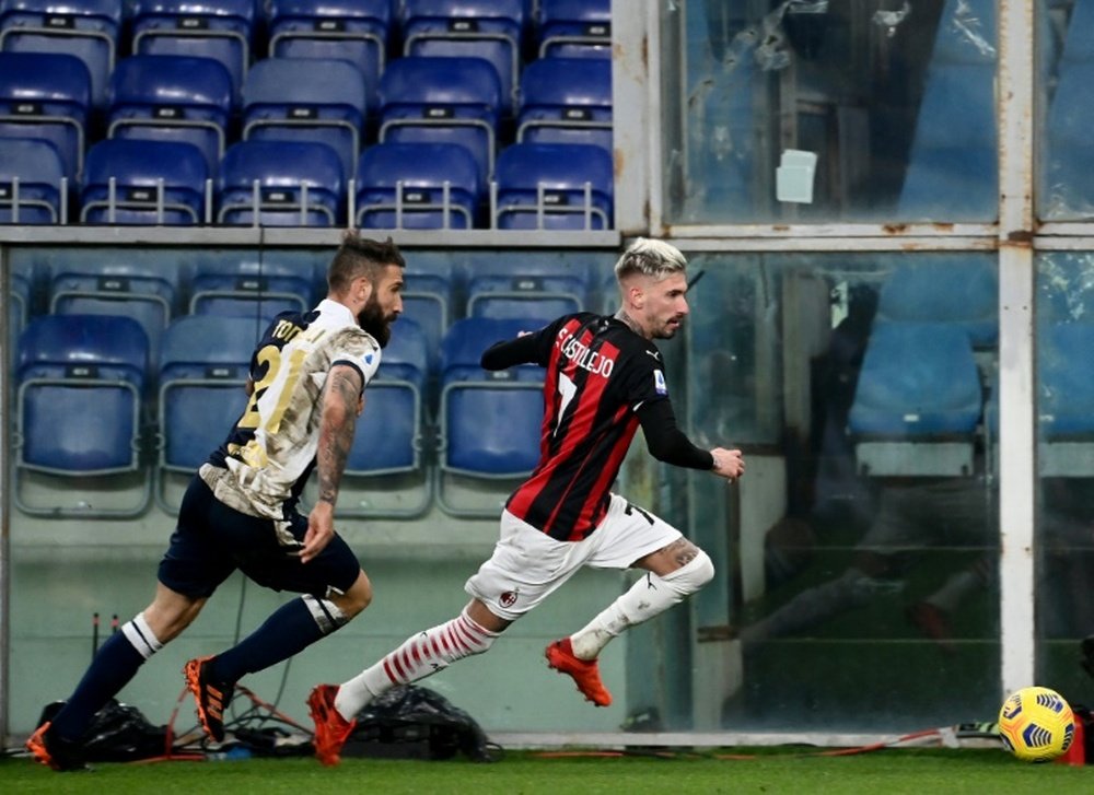 Milan, Inter, Sassuolo, les résultats du jours en Serie A. AFP