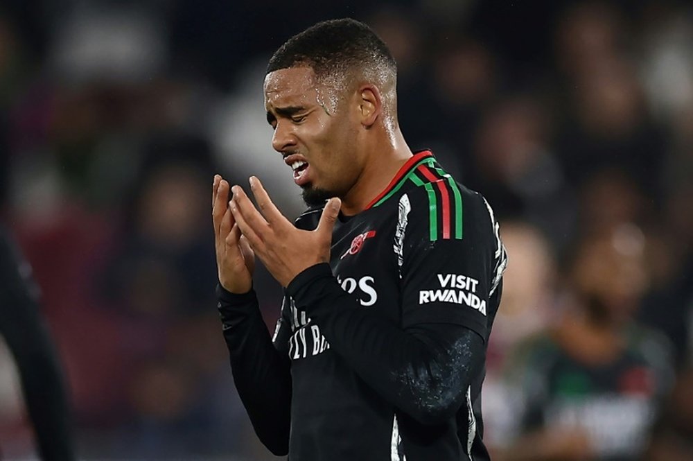 L'attaquant brésilien d'Arsenal Gabriel Jesus. AFP