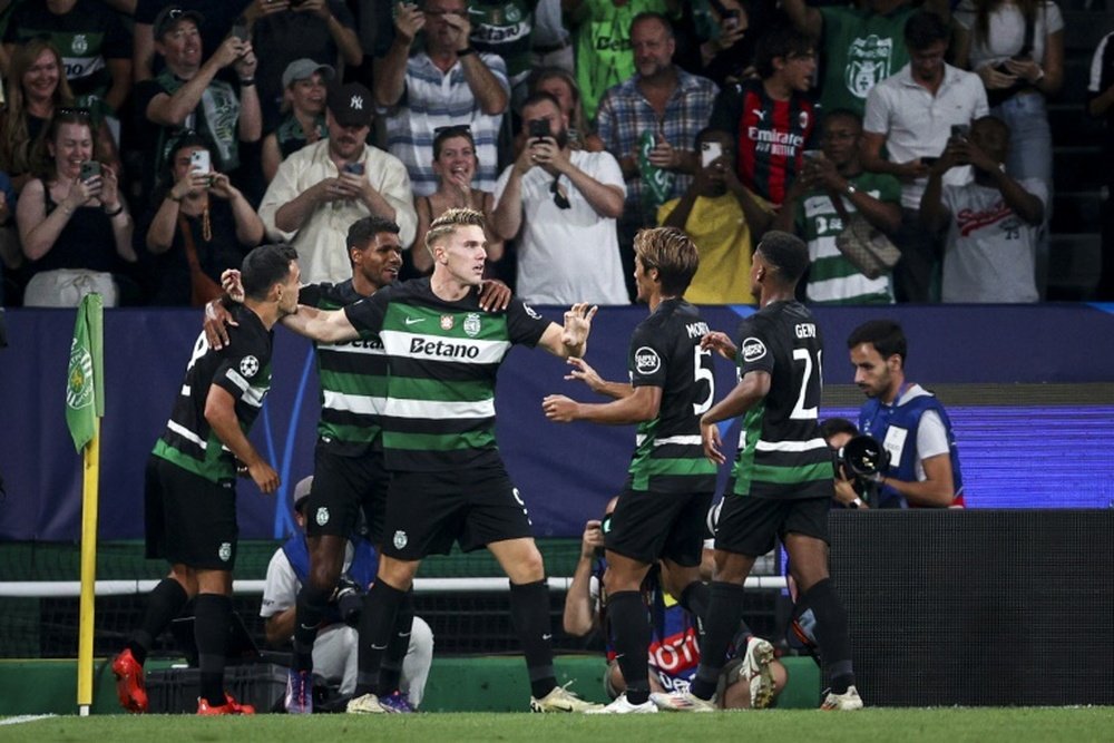 Lille perd face au Sporting Club du Portugal. EFE