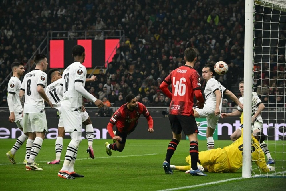 A défaut de qualification, Rennes veut grandir grâce à Milan. afp