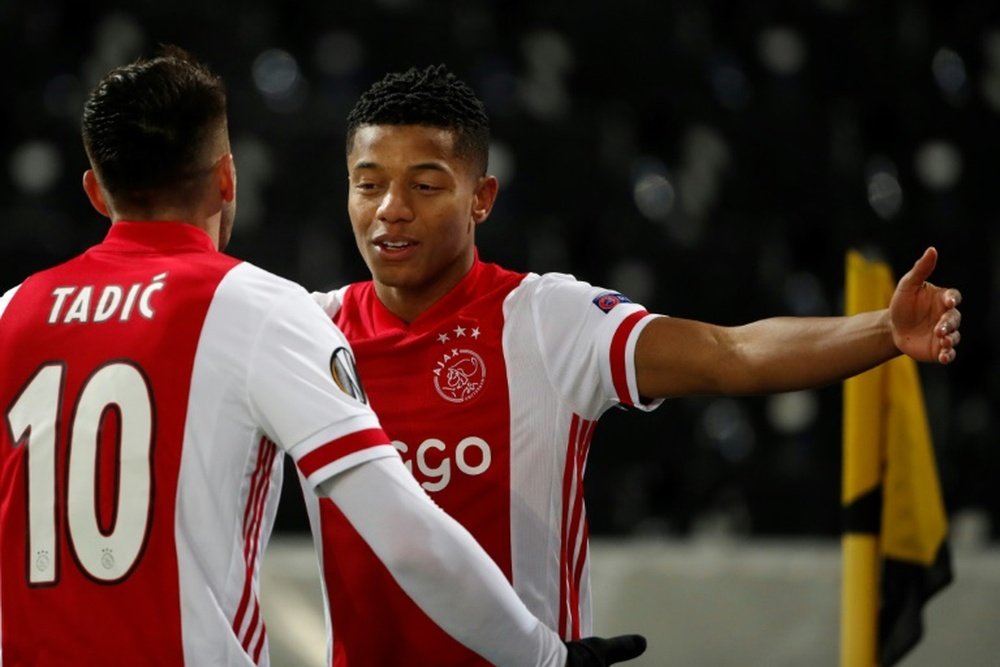 L'Ajax affrontera l'AS Rome en quarts de finale de la Ligue Europa. AFP