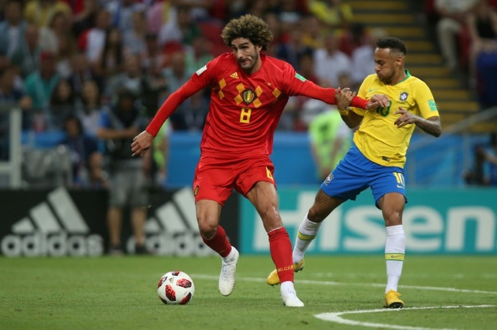 Fin de carrière pour l'ex international belge Marouane Fellaini. afp
