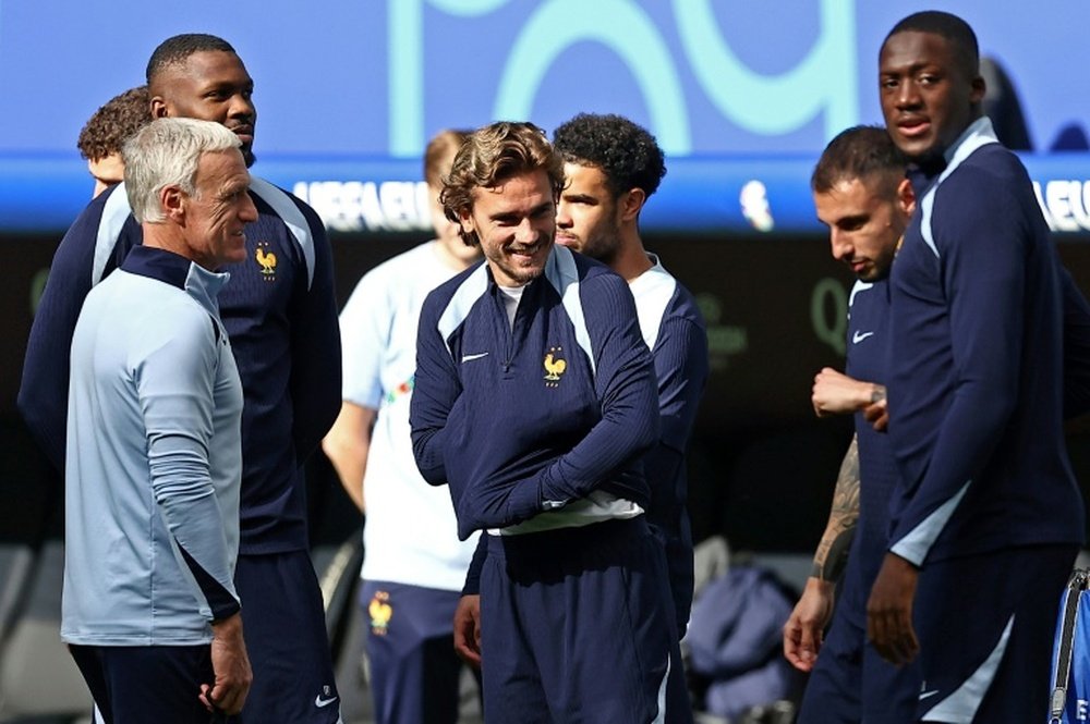 L'equipe de France sans 'Grizi'. AFP