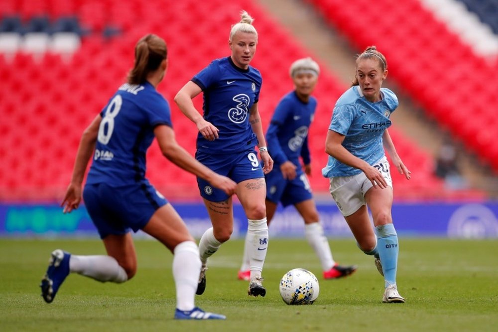 Avec Chelsea, Bethany England rêve d'une finale 'mémorable'. AFP