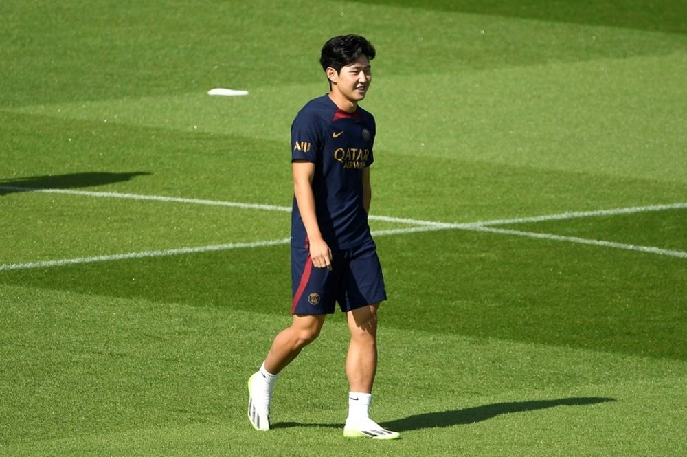 Lee Kang-in arrive en star dans son pays avec le PSG. afp
