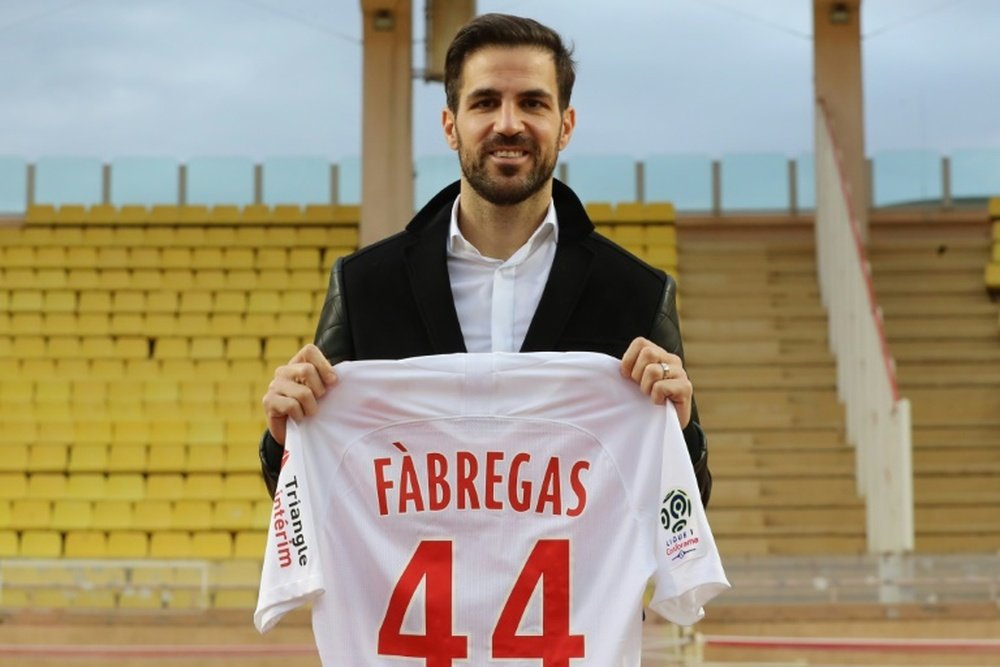 Fabregas se livre. AFP