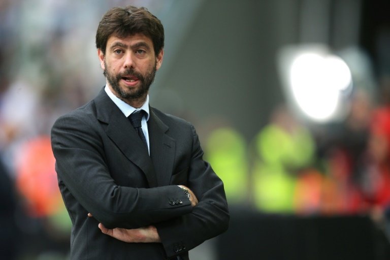 Le président de la Juventus Andrea Agnelli, le 23 mai 2015 à Turin. AFP
