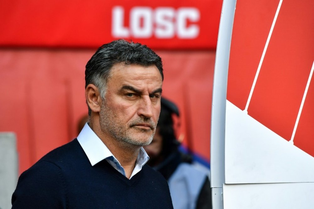 Christophe Galtier souligne les efforts de Lille. AFP