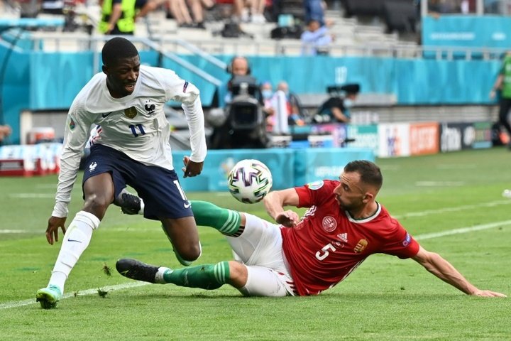 Ousmane Dembélé sort sur blessure contre la Hongrie
