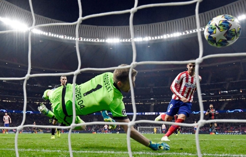 Morata sauve l'Atletico du nul face au Bayer. AFP
