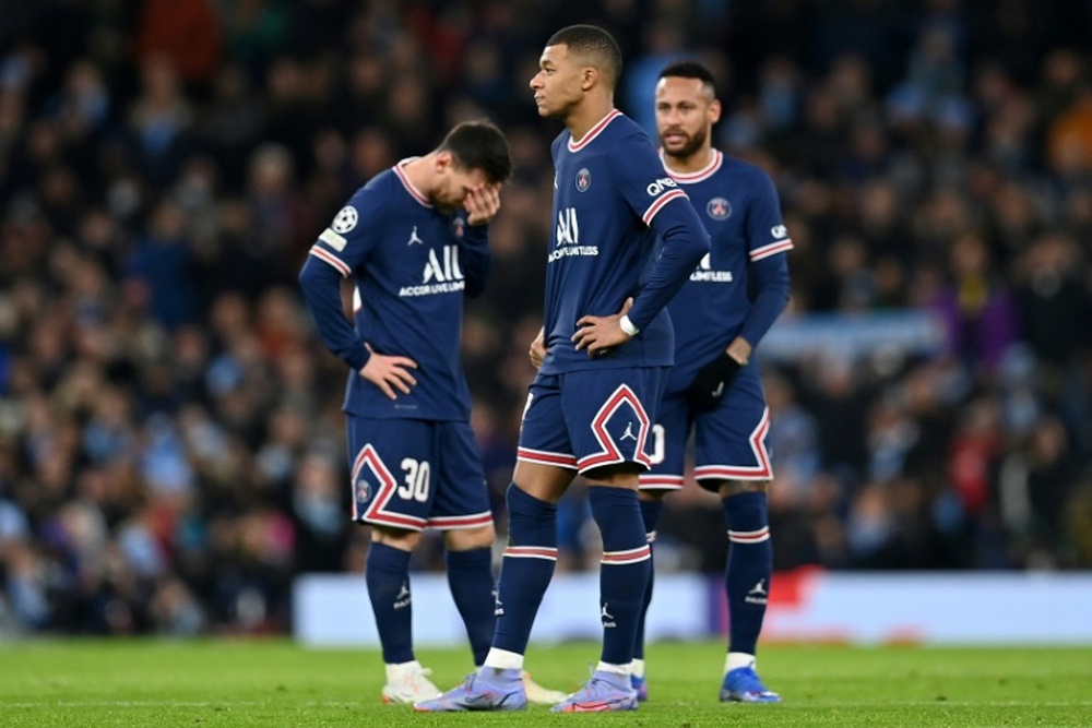 Pour le Paris SG, la qualification mais une défaite logique contre Manchester City. afp