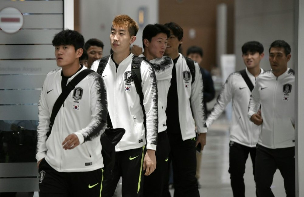 L'expérience surréelle des footballeurs sud-coréens au Nord. AFP