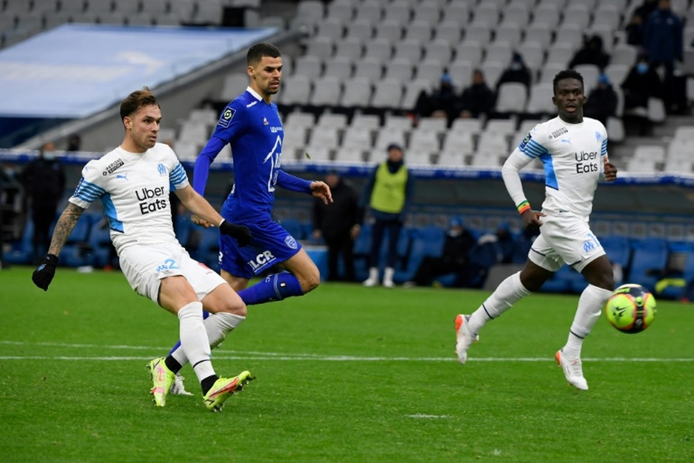 Marseille bat petitement Troyes. AFP