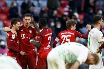 Le Bayern se rassure et conforte sa première place. AFP