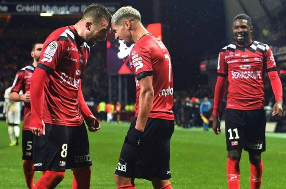 Victoire précieuse de Guingamp sur Rennes. AFP